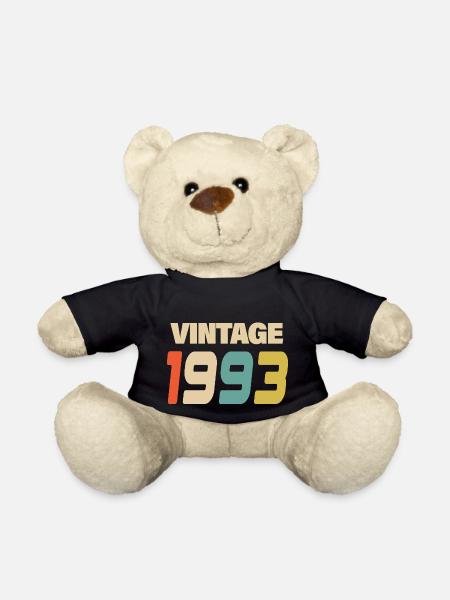 1993 Vintage Retro Classique 1993 - Nounours - noir