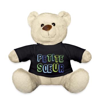 Petite sœur, naissance, grossesse - Nounours - noir - Devant