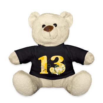 13th Anniversary Bee - Teddy Bear - black - Front