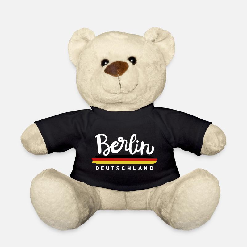 Berlin Deutschland Deutsche Flagge - Teddy - Schwarz