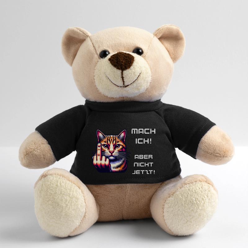 Katze Spruch lustig Teddy