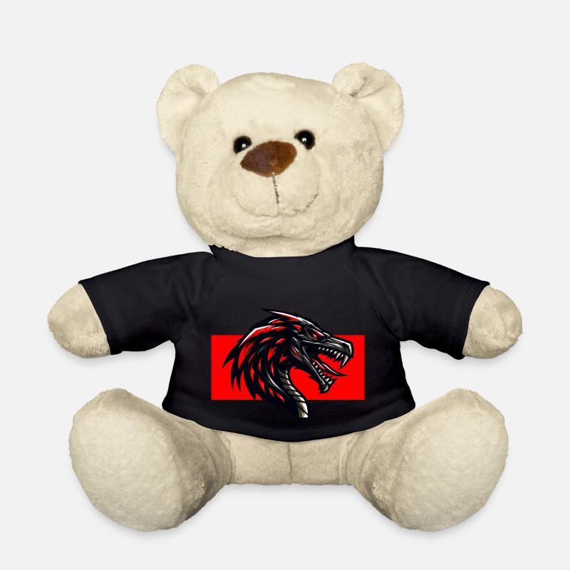 Roter Drache - Teddy - Schwarz