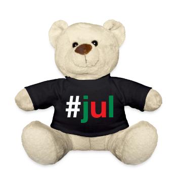 JUL Christmas Hashtag - Teddy - Schwarz - Vorne