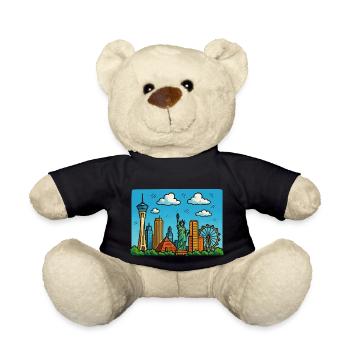 Ville de Las Vegas - Nounours - noir - Devant