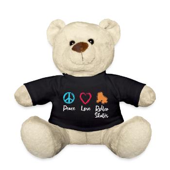 Frieden Liebe Rollerskates - Teddy - Schwarz - Vorne