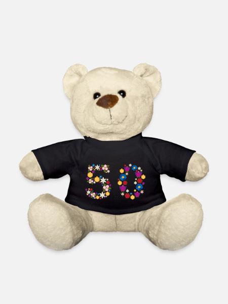 Fleurs 50 - Nounours - noir