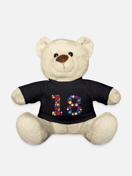 Flowers 18 - Teddy - Schwarz