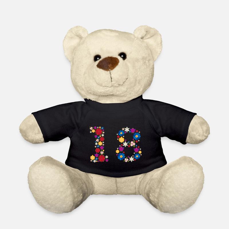 Flowers 18 - Teddy - Schwarz