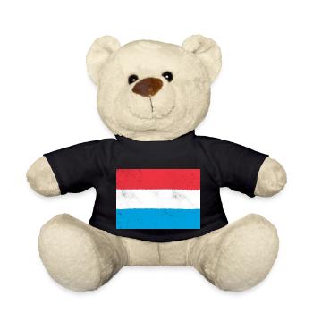 Drapeau du Luxembourg - Nounours - noir - Devant