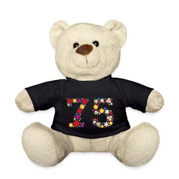 Fleurs 75 - Nounours - noir - Devant
