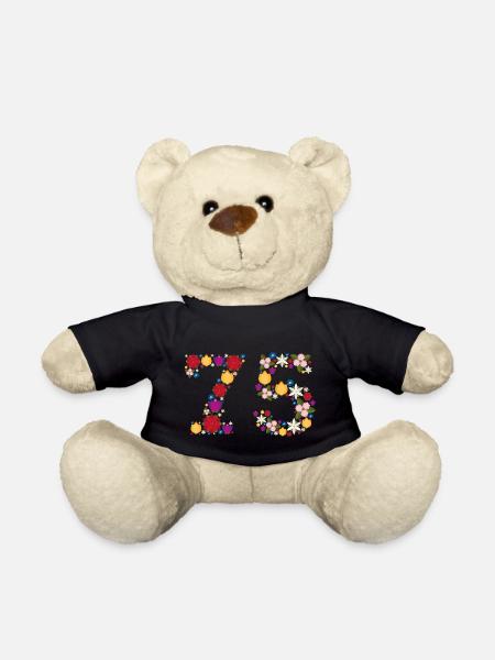 Flowers 75 - Teddy - Schwarz