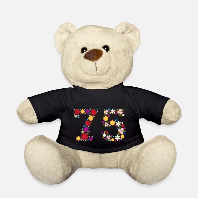 Flowers 75 - Teddy - Schwarz
