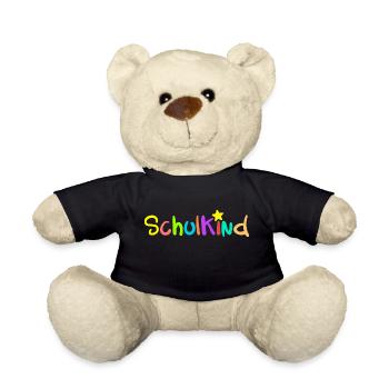 SCHULKIND - Einschulung Erstklässler Klasse 1 - Teddy - Schwarz - Vorne