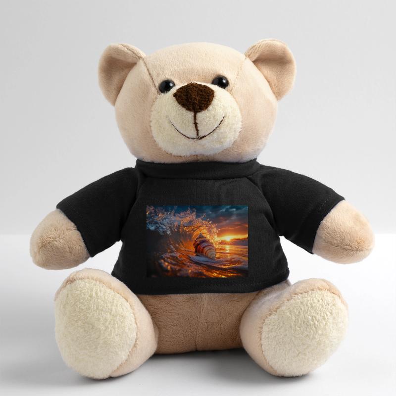 Sunset Wave & Seashell Symphony Teddy