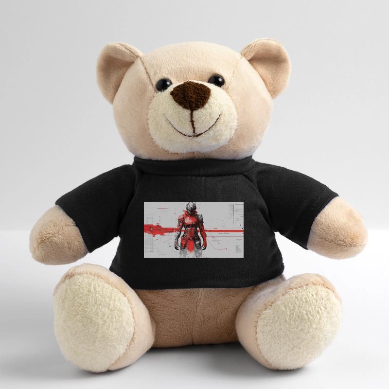 Futuristischer Cyber-Samurai Teddy
