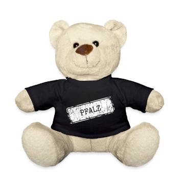 Faszination Pfalz Weinland Design - Teddy - Schwarz - Vorne