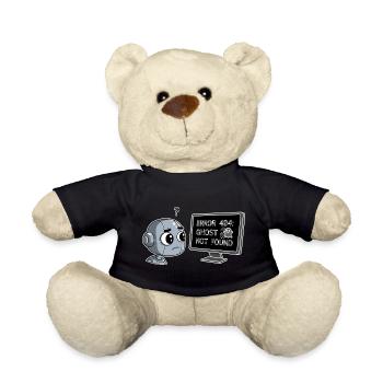 Error 404: Ghost Not Found - Teddy Bear - black - Front