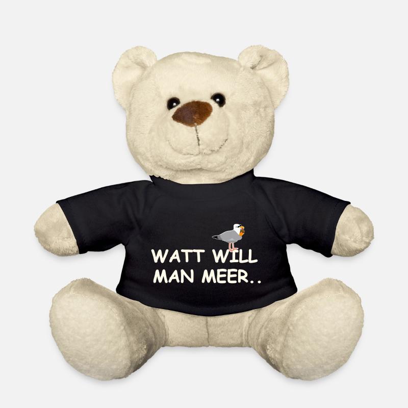 Watt Wandern  - Teddy - Schwarz