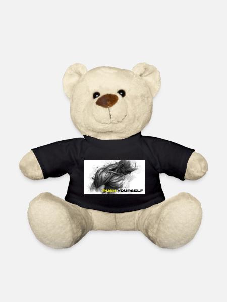 Illustration de forte auto-motivation - Nounours - noir