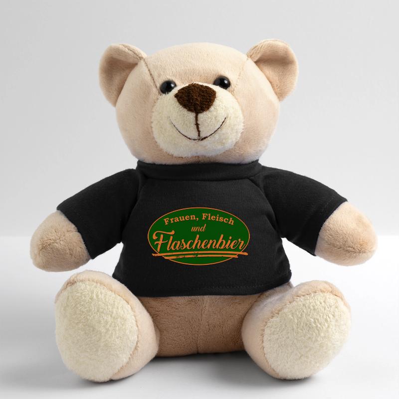 Frauen Fleisch Flaschenbier Retro Schild Teddy
