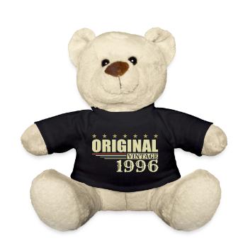 1996 Geburtstag 1996 - Teddy - Schwarz - Vorne