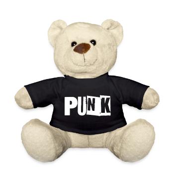 Logo der Punk-Musik - Teddy - Schwarz - Vorne