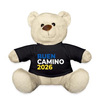 Buen Camino 2026 | Jakobsweg, Pilger, Santiago - Teddy - Schwarz - Vorne