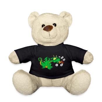 Le gentil dragon - Nounours - noir - Devant