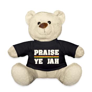 Praise Jah - Teddy Bear - black - Front