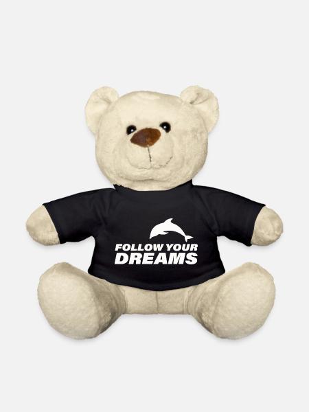 FOLLOW YOUR DREAMS - Teddy - Schwarz