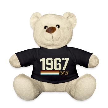 Février 1967 - Février 1967 Anniversaire 1967 - Nounours - noir - Devant