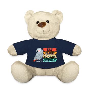 Papagei Grau - Teddy - French Navy - Vorne