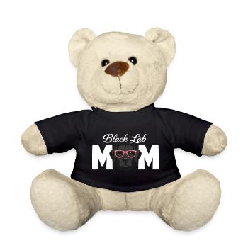 Maman labrador noir, Amante du Labrador noir - Nounours - noir - Devant