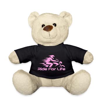 Motorrad Rose Fahrt fürs Leben - Teddy - Schwarz - Vorne