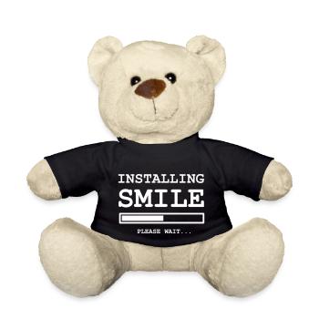 Funny saying slogan witty slogan sayings - Teddy Bear - black - Front