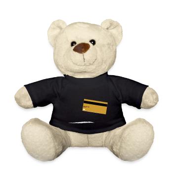 cocaine - Teddy Bear - black - Front
