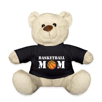 Maman de basket-ball - Nounours - noir - Devant