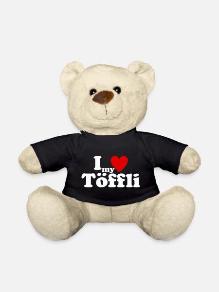 I Love my Töffli - Teddy - Schwarz