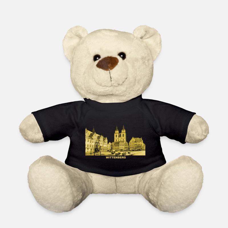 Wittenberg Lutherstadt Sachsen-Anhalt Stadtkirche - Teddy - Schwarz