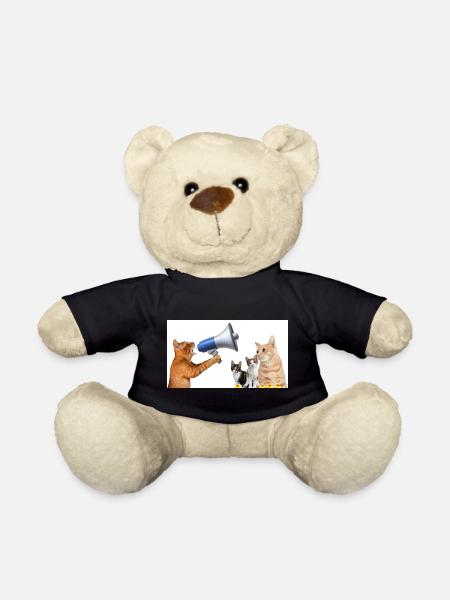 Droit des Chats - Nounours - noir