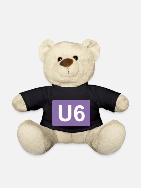 Berlin U-Bahn U6 - Teddy - Schwarz
