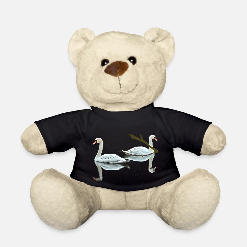 Schwäne - Teddy - Schwarz