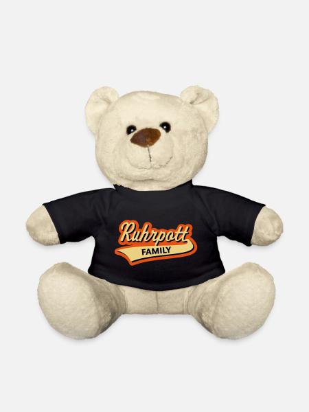 Ruhrpott Family (Familie Ruhrgebiet Kohlenpott 3C) - Teddy - Schwarz
