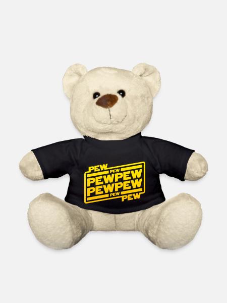 Pew Pew Pew - Teddy Bear - black