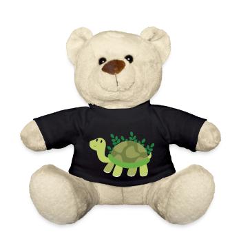 turtle - Teddy Bear - black - Front