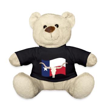 Texas - Teddy Bear - black - Front