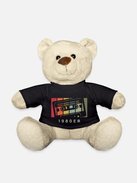 1980er Kassette vintage retro - Teddy - Schwarz