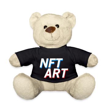 NFT ART - NFT Kunst - Teddy Bear - black - Front