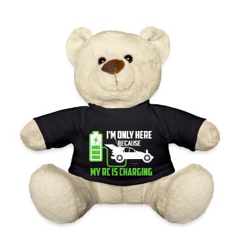 Je ne suis ici que parce que ma RC charge un modèle de voiture - Nounours - noir - Devant