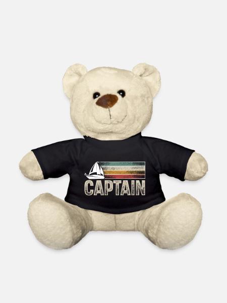 Kapitän Segeln Segler Retro Vintage - Teddy - Schwarz